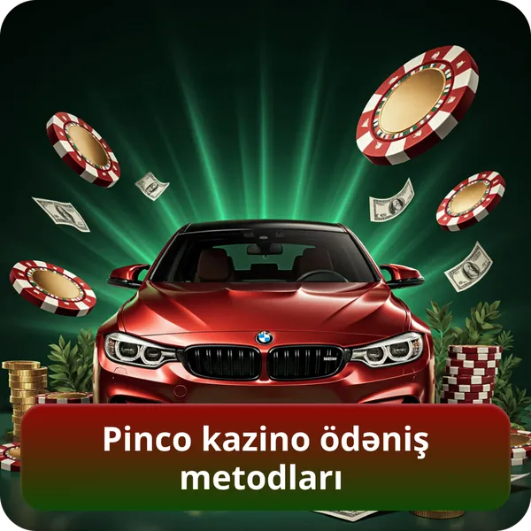 Pinco kazino ödəniş metodları